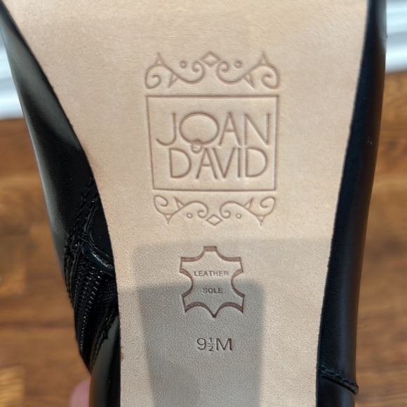 Joan & David black leather booties - Picture 5 of 6